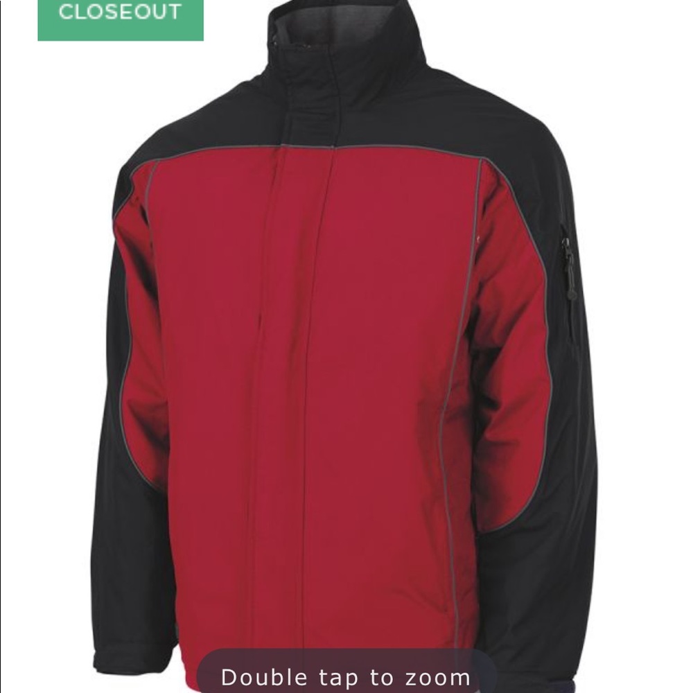 Men’s red Charles River Alpine Parka jacket